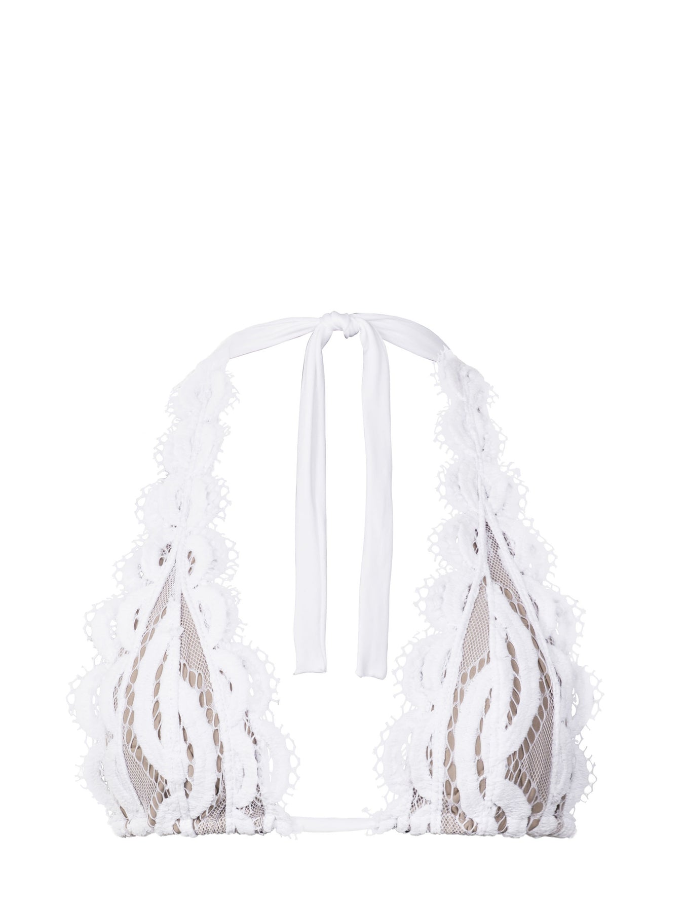 PQ Lace Halter Bikini Top Biondi London pq-lace-halter-bikini-top-biondi-london